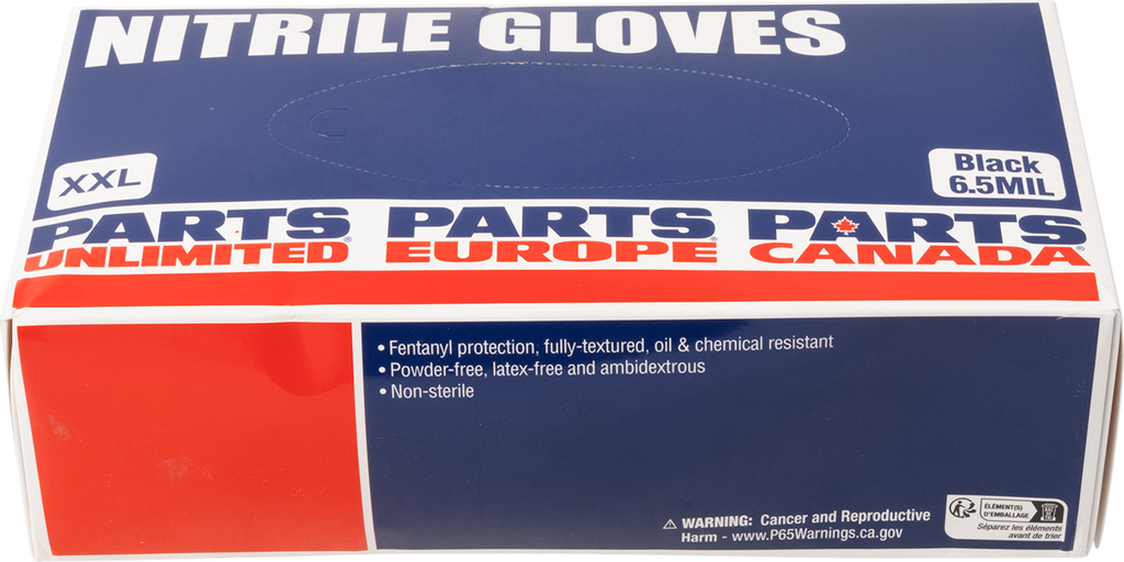 Parts Unlimited Nitrile 6.5MIL Xxl 90PK Gloves