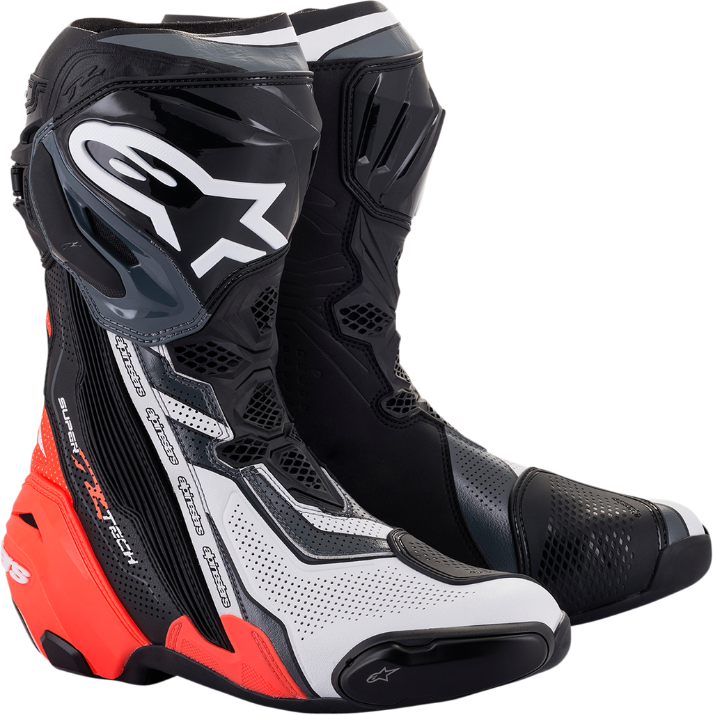 Supertech R Vented Boots - Black/Red/White/Gray - US 9 / EU 43 (1)
