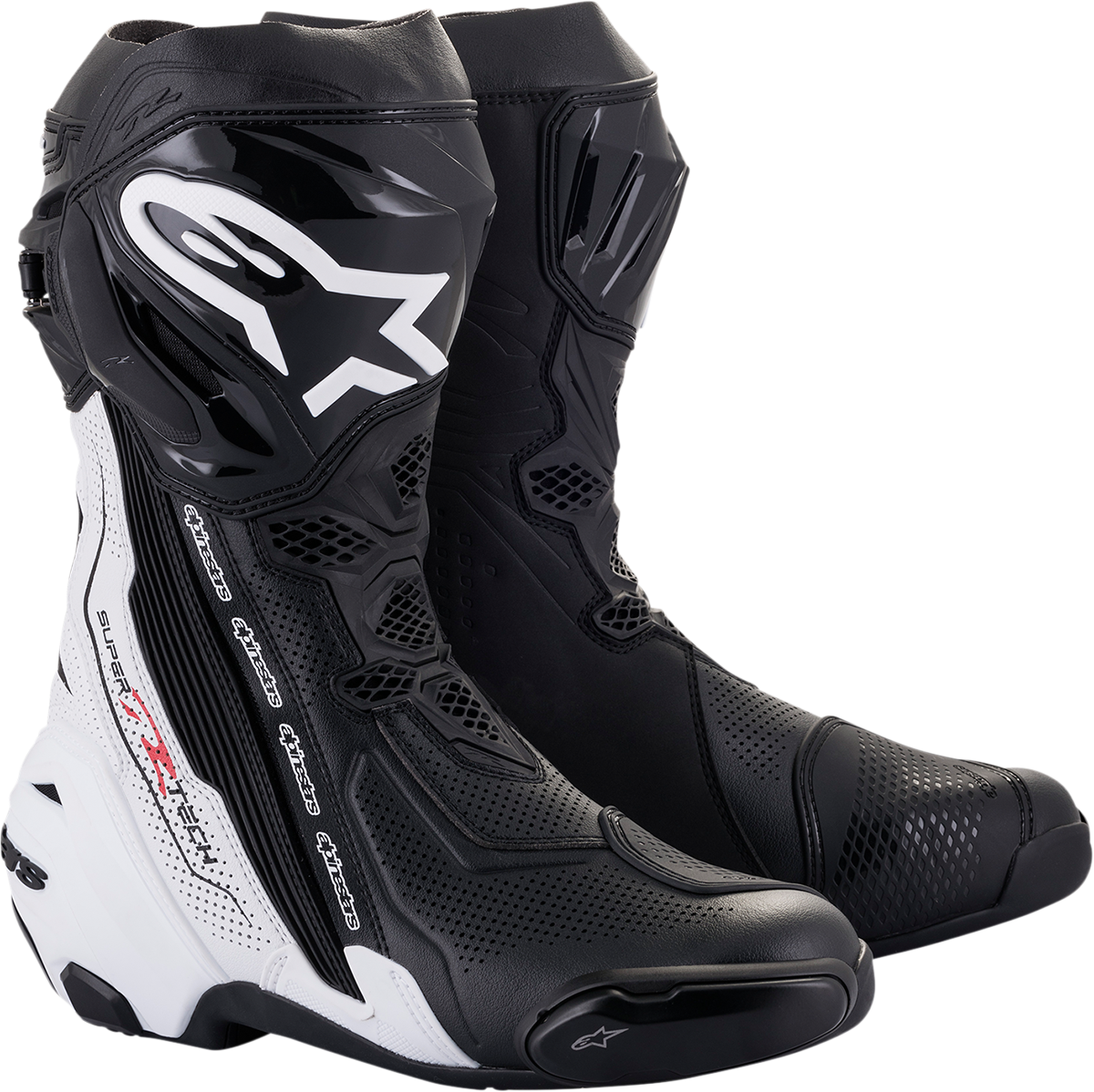 Alpinestars Supertech R Vented Boots - Black/White