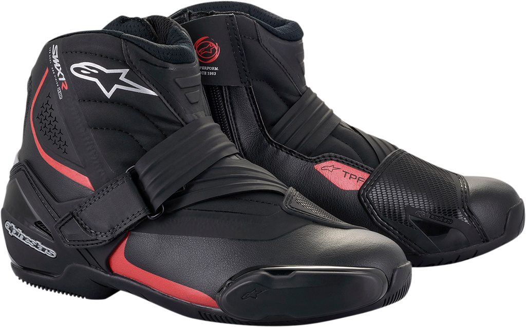 ALPINESTARS SMX-1 R v2 Boots - Black/Red - US 5 / EU 38