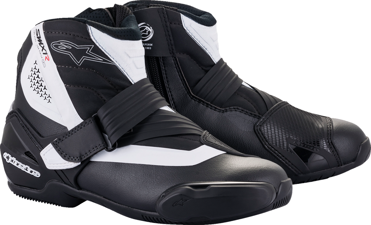 ALPINESTARS SMX-1 R v2 Boots - Black/White - US 6.5 / EU 40