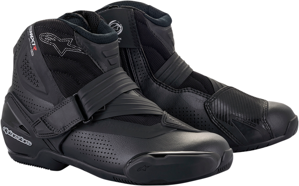 ALPINESTARS SMX1-R V2 Boots - Black/White - US 5 / EU 38