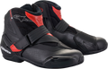 ALPINESTARS SMX1-R V2 Boots - Black/Red - US 8 / EU 42