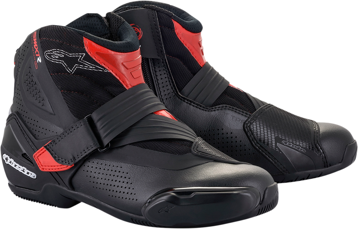 ALPINESTARS SMX1-R V2 Boots - Black/Red - US 8 / EU 42