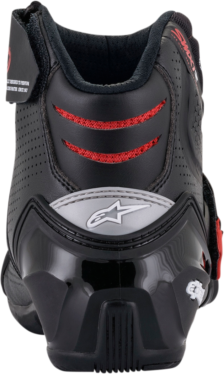 ALPINESTARS SMX1-R V2 Boots - Black/Red - US 8 / EU 42