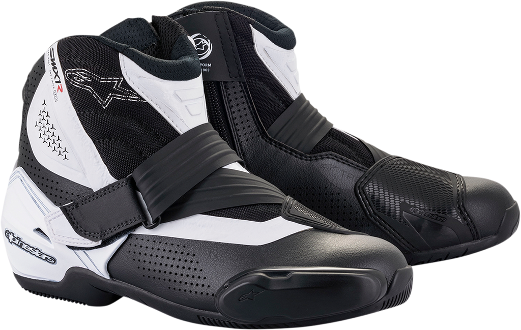 ALPINESTARS SMX1-R V2 Boots - Black/White - US 5 / EU 38