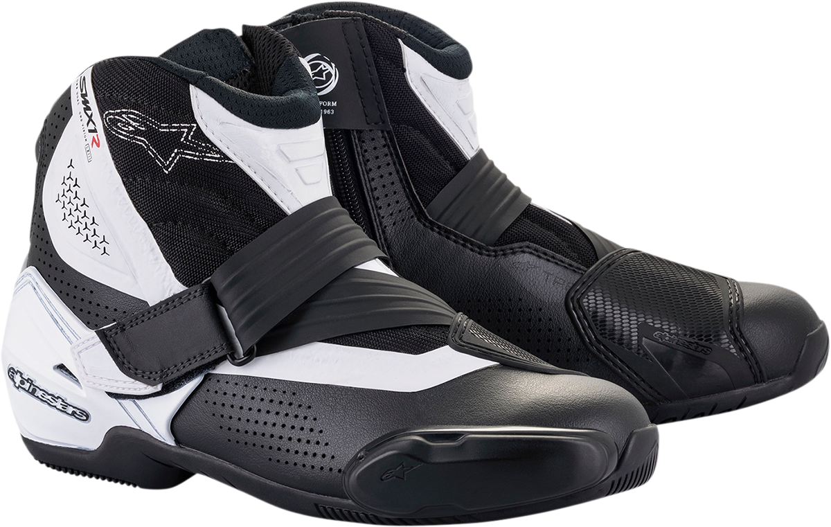 ALPINESTARS SMX1-R V2 Boots - Black/White - US 5 / EU 38