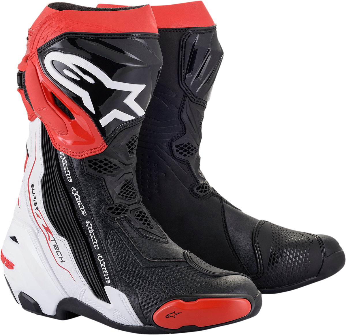 Alpinestars Supertech R Boots - Black/White/Red