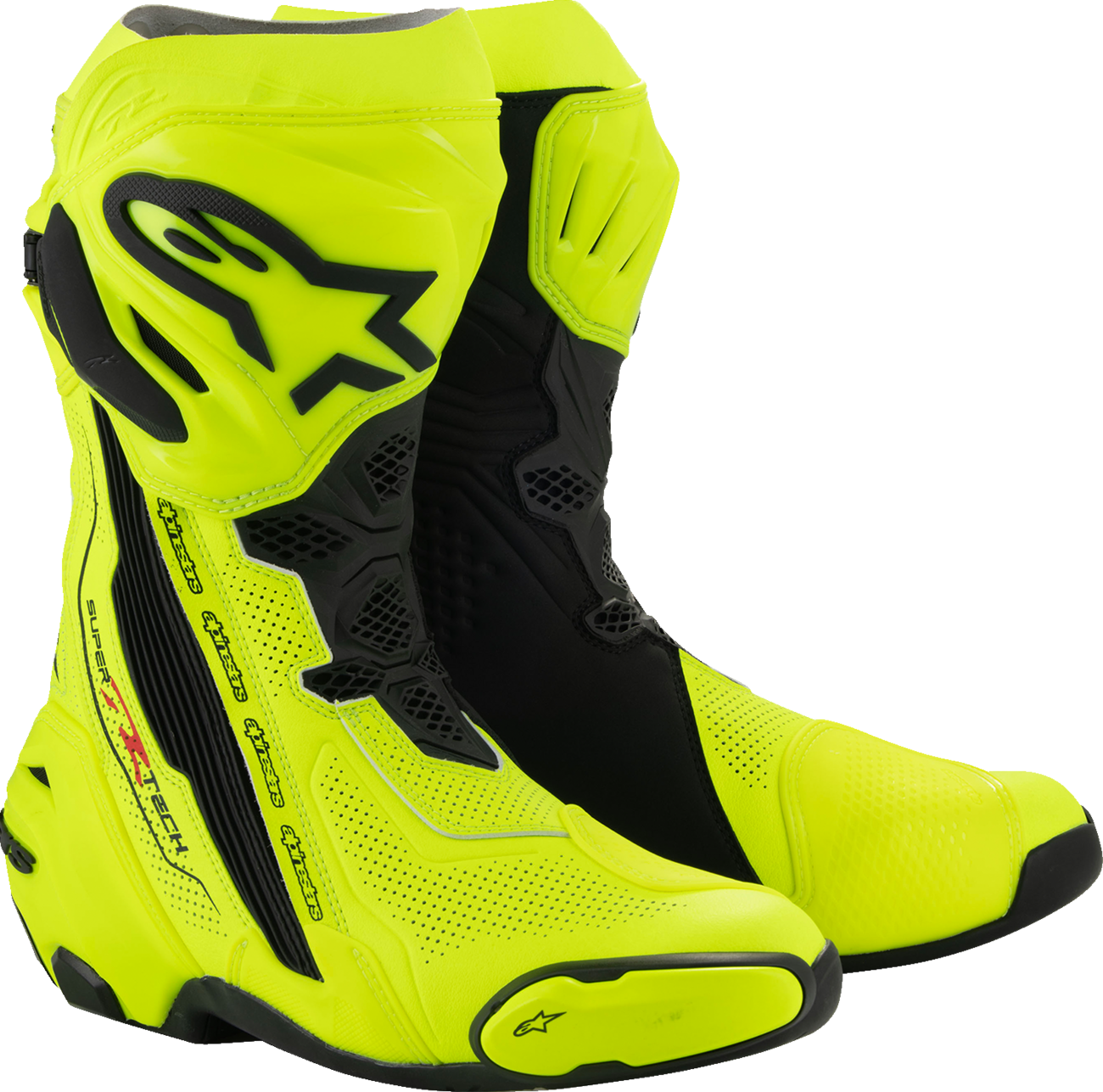 Alpinestars Supertech R Vented Boots - Fluorescent Yellow/Black