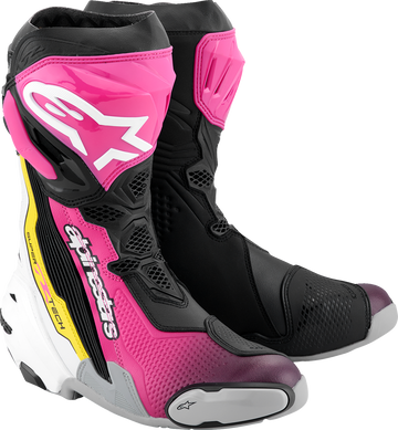Supertech R Boots - Black/Magenta/White/Yellow - US 6 / EU 39 (1)