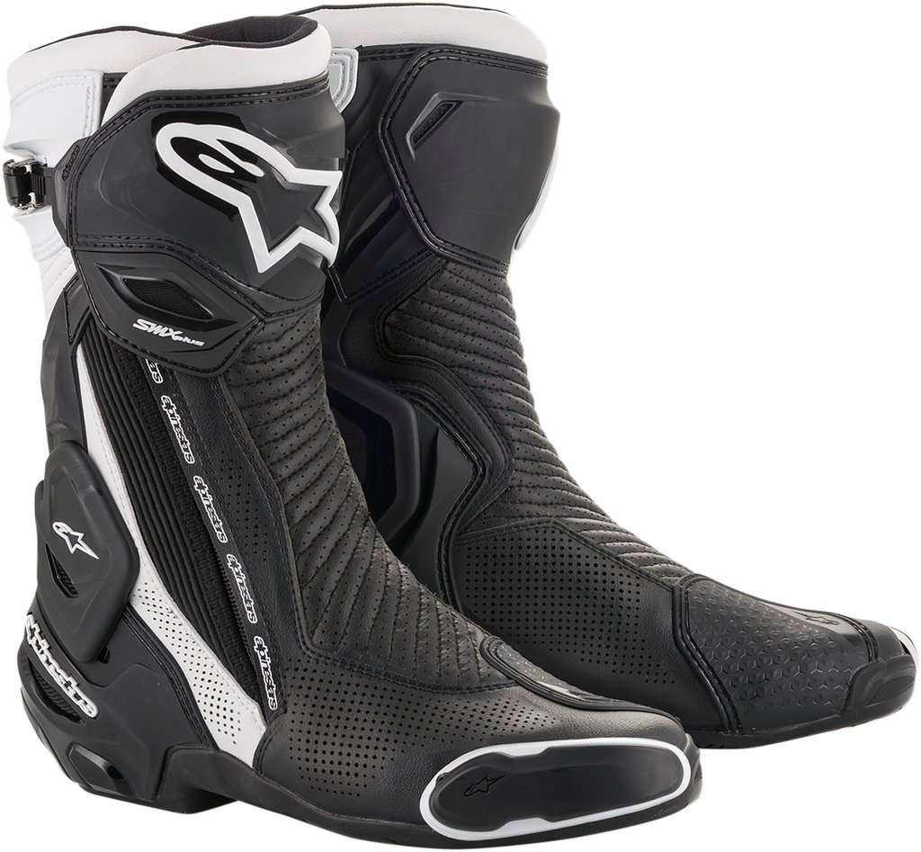 SMX Plus Vented Boots - Black/White - US 8 / EU 42 (1)