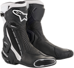 SMX Plus Vented Boots - Black/White - US 8 / EU 42 (1)