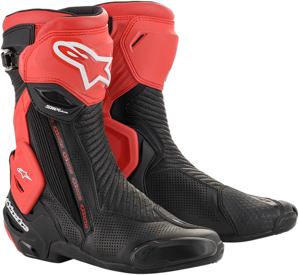 SMX Plus Vented Boots - Black/Red - US 9.5 / EU 44 (1)