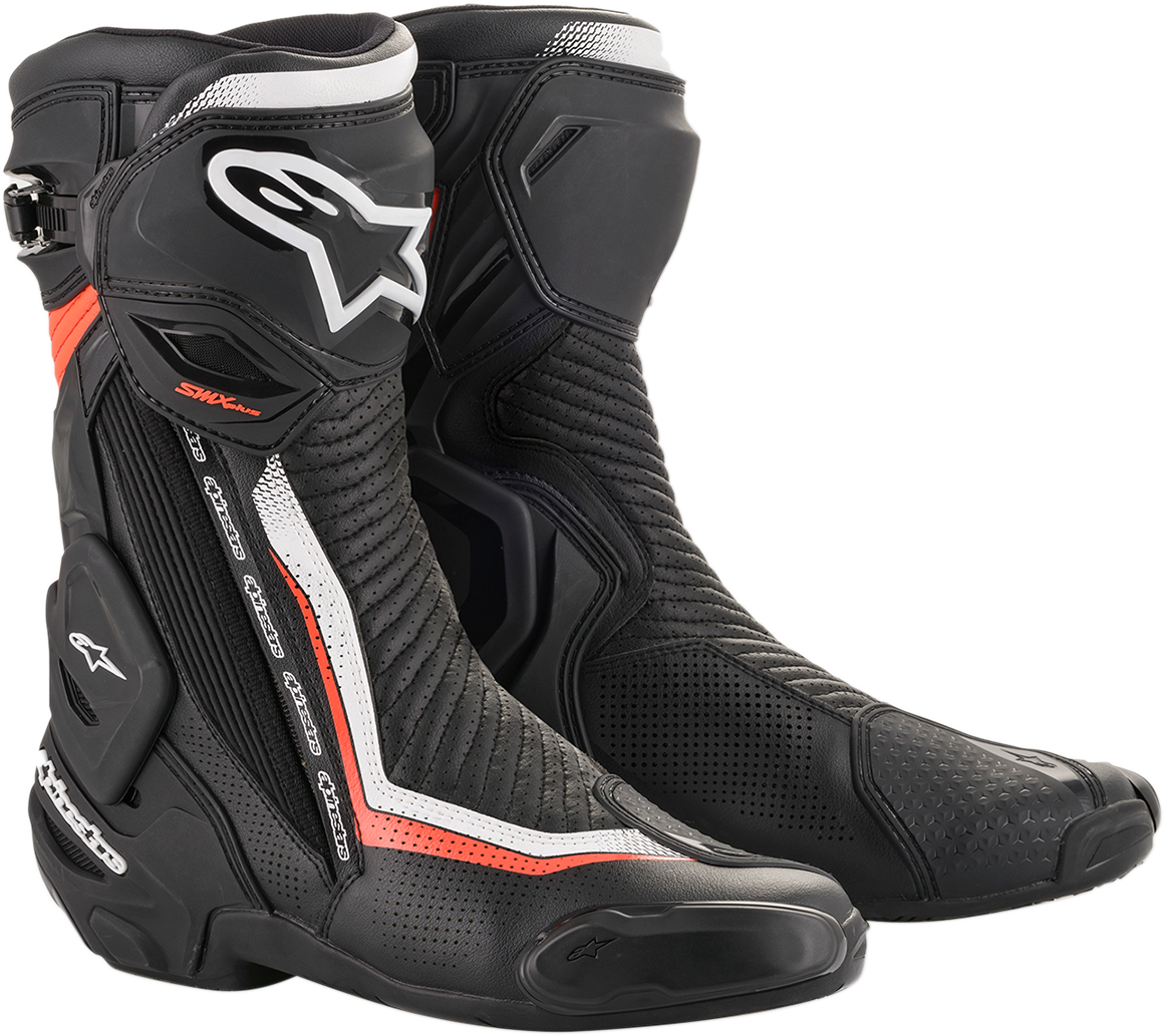 SMX Plus Vented Boots - Black/White/Red - US 8 / EU 42 (1)