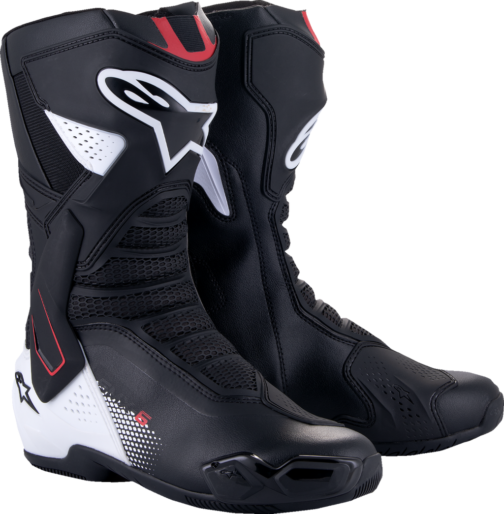 SMX-6 V3 Boots - Black/White/Red Graphic - US 6.5/EU 40 (1)