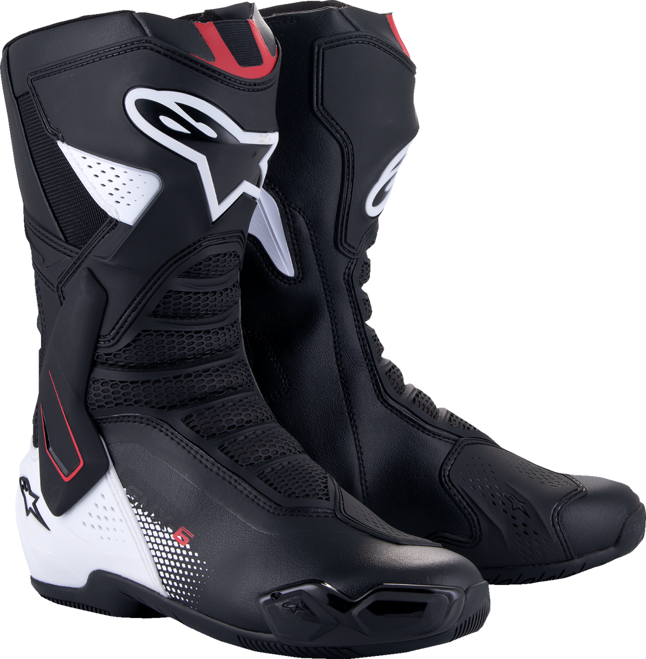Alpinestars SMX-6 V3 Boots - Black/White/Red Graphic