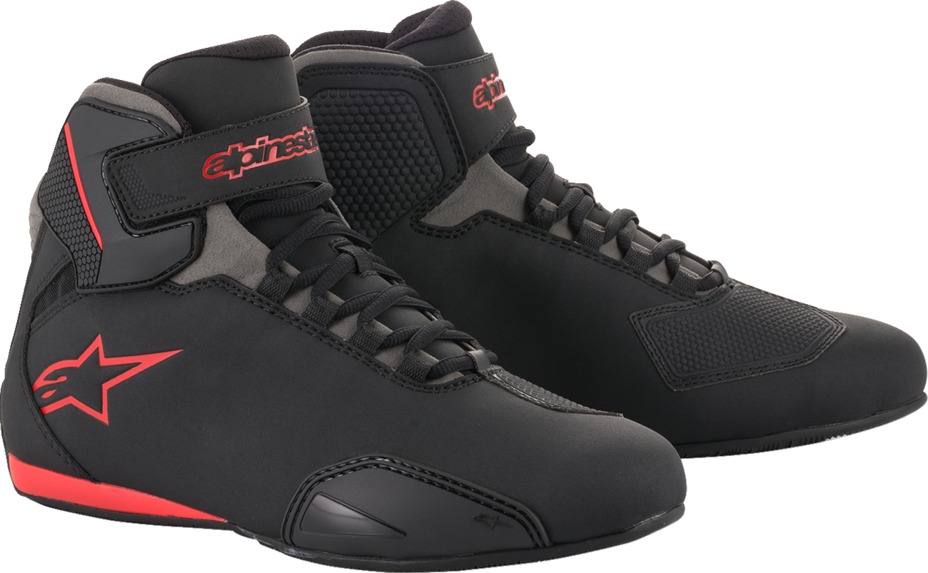 ALPINESTARS Sektor Shoes - Black/Gray/Red - US 8 / EU 40.5