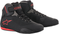 ALPINESTARS Sektor Vented Shoes - Black/Gray/Red - US 6