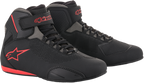 ALPINESTARS Sektor Vented Shoes - Black/Gray/Red - US 6
