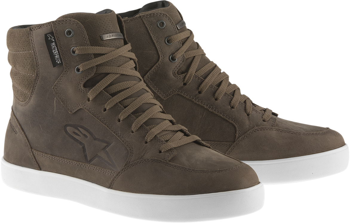 ALPINESTARS J-6 Waterproof Shoes - Brown - US 10 / EU 43