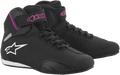 ALPINESTARS Stella Sektor Shoes - Black/Pink - US 5.5 / EU 37