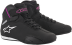 ALPINESTARS Stella Sektor Shoes - Black/Pink - US 5.5 / EU 37