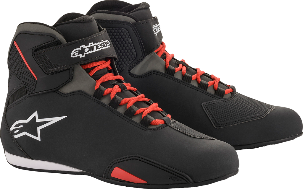 ALPINESTARS Sektor Shoes - Black/Red - US 13.5 / EU 47.5
