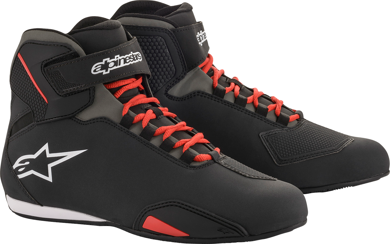 ALPINESTARS Sektor Shoes - Black/Red - US 13.5 / EU 47.5