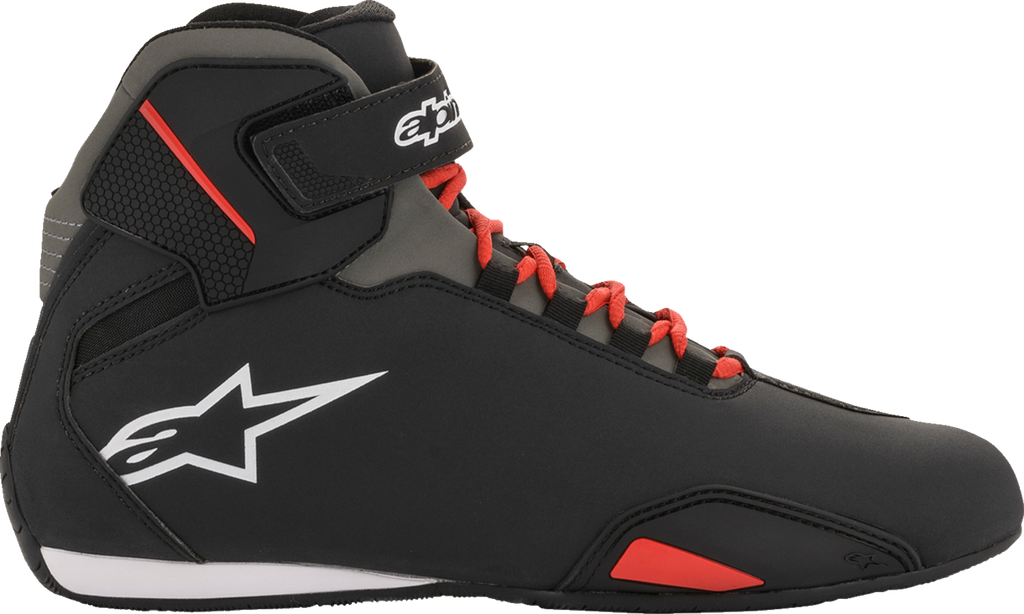 ALPINESTARS Sektor Shoes - Black/Red - US 13.5 / EU 47.5