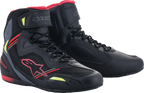 ALPINESTARS Faster-3 Rideknit® Shoes - Black/Silver/Red - US 8 / EU 40.5