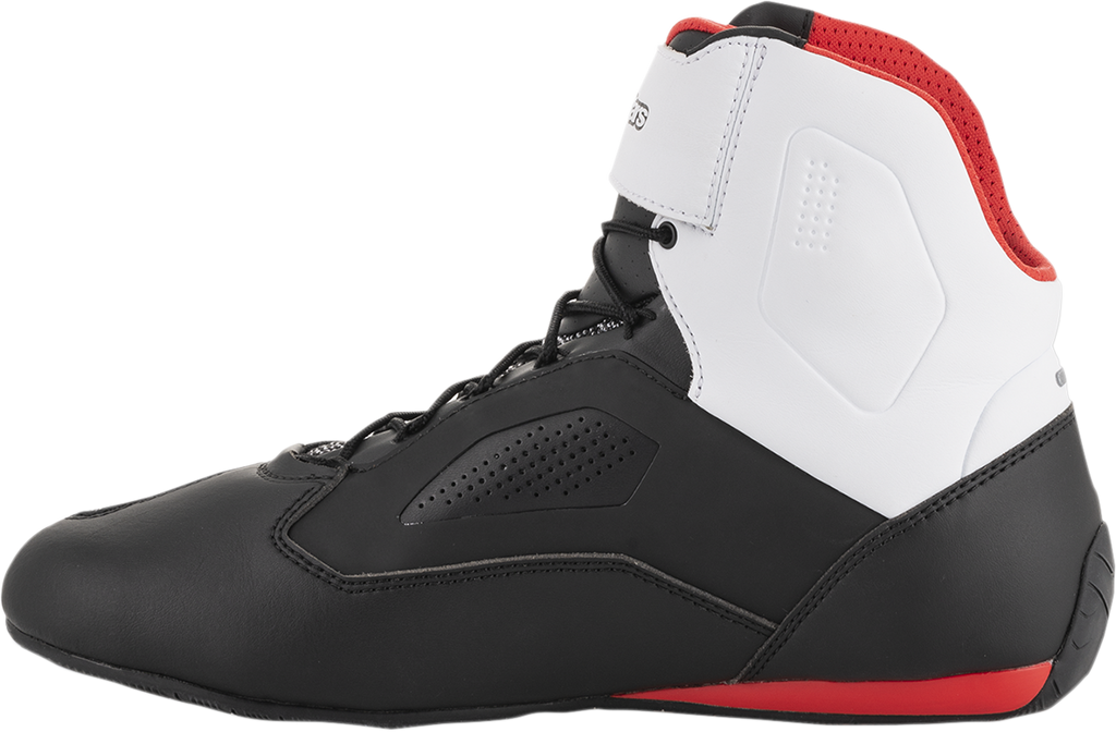ALPINESTARS Faster-3 Rideknit® Shoes - Black/White/Red - US 8 / EU 40.5