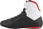 ALPINESTARS Faster-3 Rideknit® Shoes - Black/White/Red - US 8 / EU 40.5