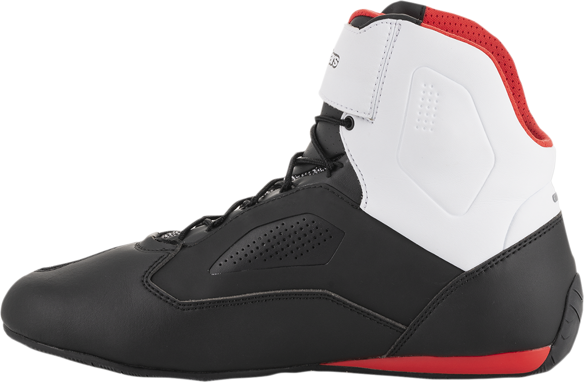 ALPINESTARS Faster-3 Rideknit® Shoes - Black/White/Red - US 8 / EU 40.5