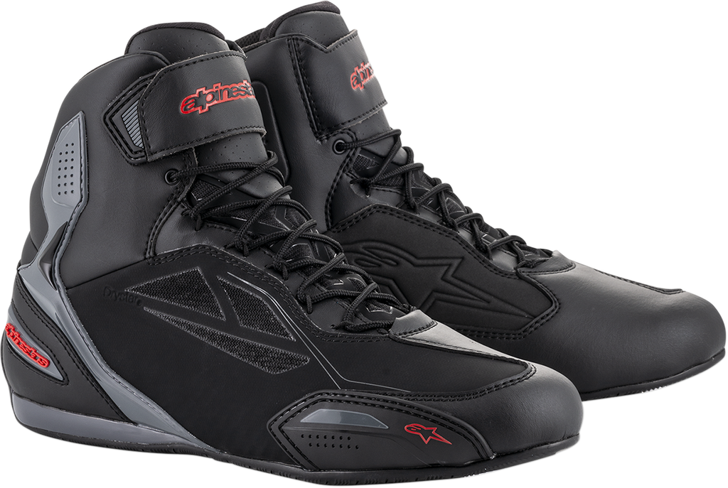 ALPINESTARS Faster-3 Drystar® Shoes - Black/Gray/Red - US 6