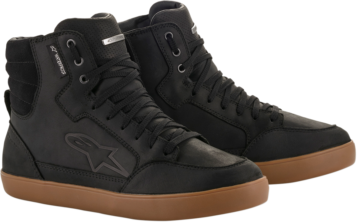 ALPINESTARS J-6 Waterproof Shoes - Black/Gum - US 8 / EU 40.5