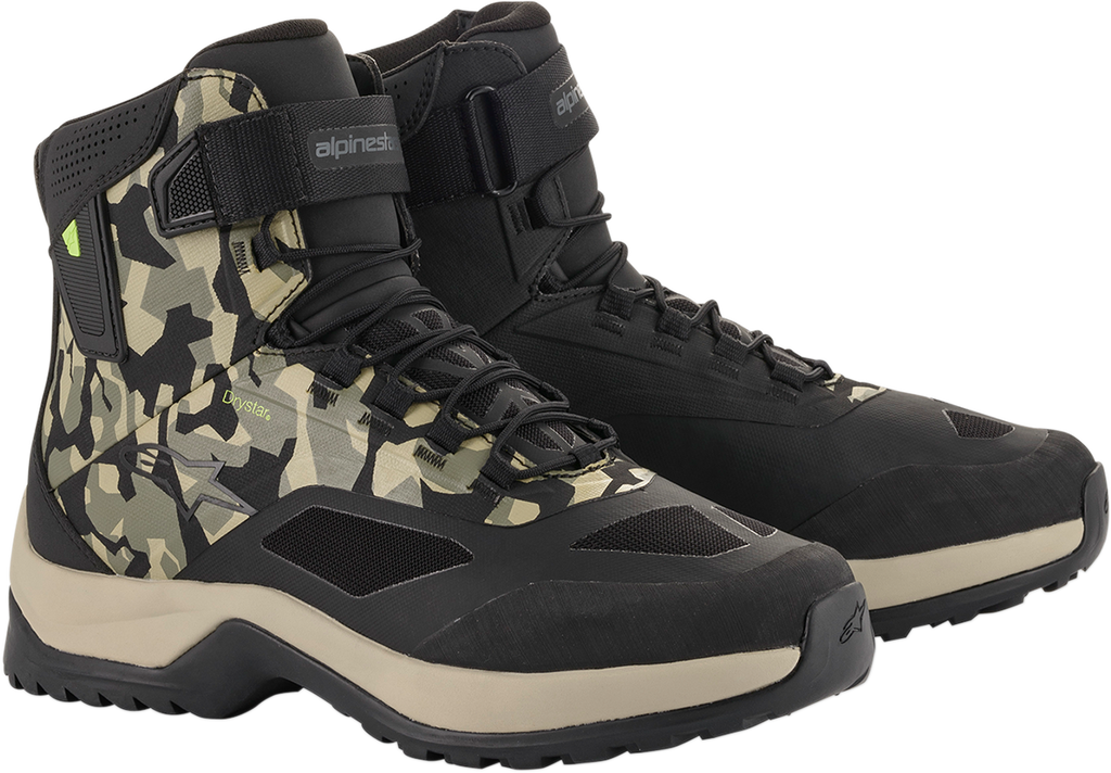 Alpinestars CR-6 Drystar® Shoes - Black/Brown/Green