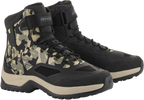 ALPINESTARS CR-6 Drystar® Shoes - Black/Brown/Green - US 10.5
