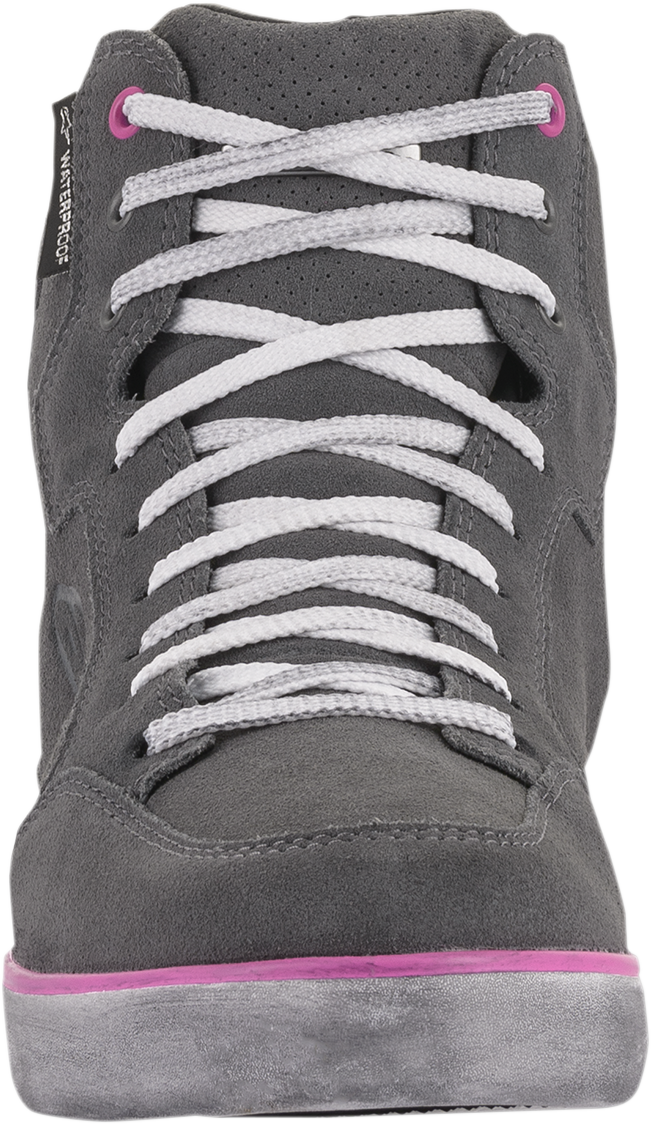 ALPINESTARS J-6 Waterproof Women's Shoes - Gray/Pink - US 5.5