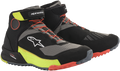 ALPINESTARS CR-X Drystar® Shoes - Black/Red/Yellow Fluorescent - US 14 / EU 48