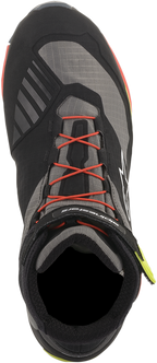ALPINESTARS CR-X Drystar® Shoes - Black/Red/Yellow Fluorescent - US 14 / EU 48