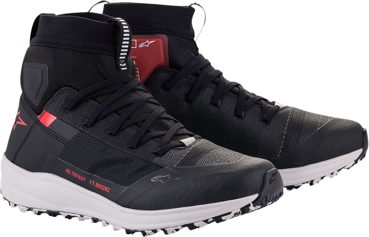 ALPINESTARS Speedforce Shoes - Black/White/Red - US 13