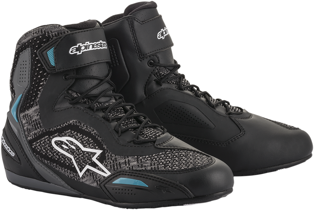 ALPINESTARS Stella Faster-3 Rideknit Shoes - Black/Gray - US 5 / EU 36