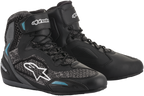 ALPINESTARS Stella Faster-3 Rideknit Shoes - Black/Gray - US 5 / EU 36