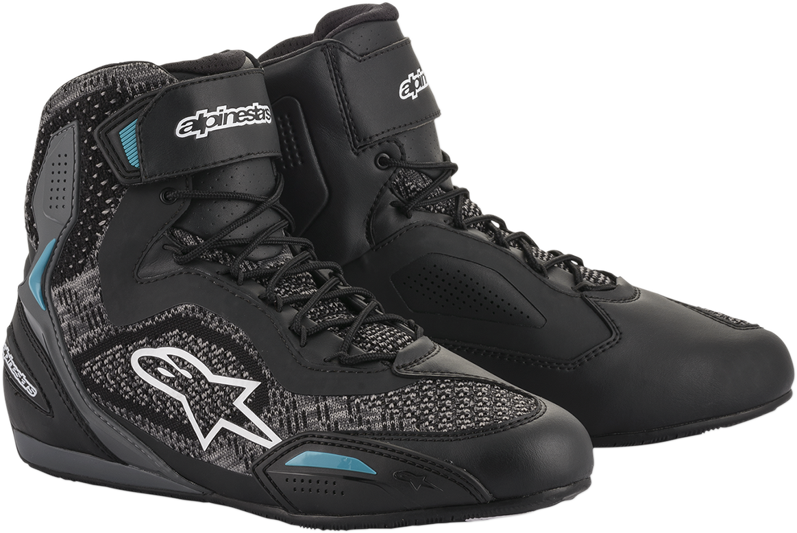 ALPINESTARS Stella Faster-3 Rideknit Shoes - Black/Gray - US 5 / EU 36