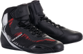 ALPINESTARS Faster-3 Rideknit® Shoes - Black/Silver/Red - US 8 / EU 40.5