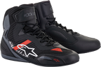ALPINESTARS Faster-3 Rideknit® Shoes - Black/Gray/Red - US 7 / EU 39