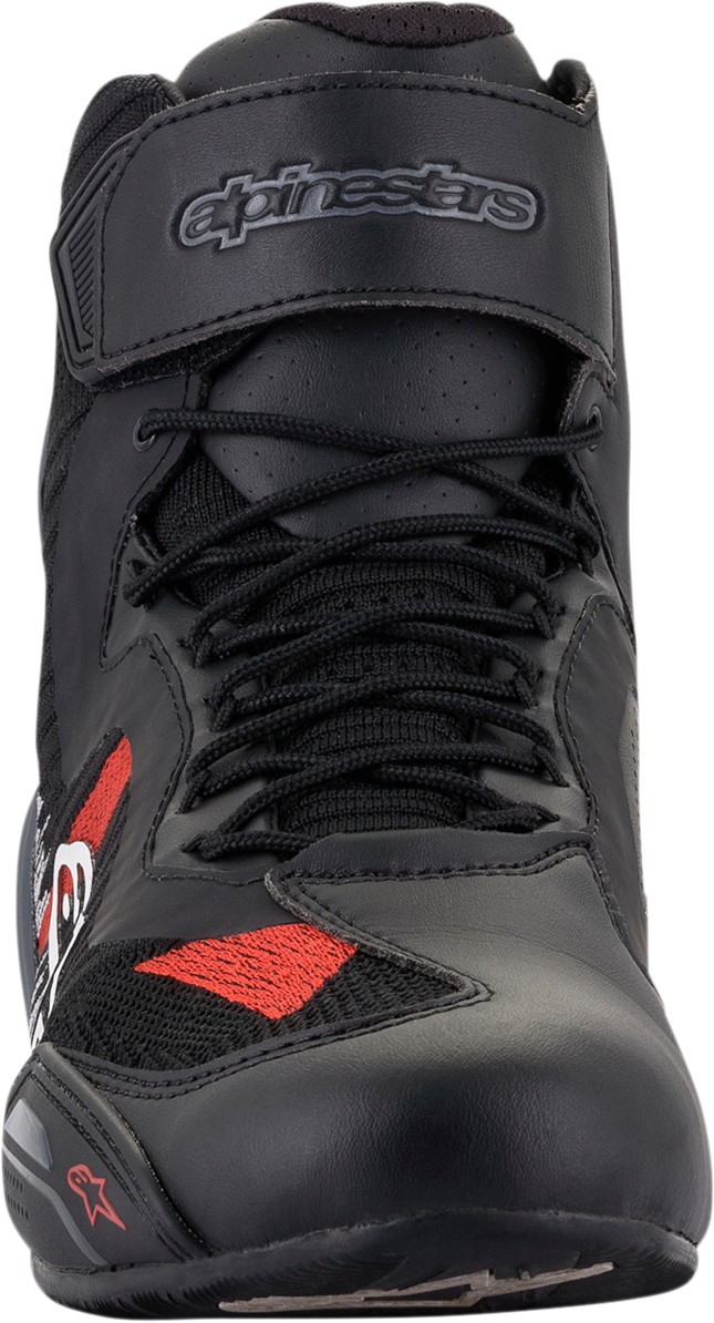 ALPINESTARS Faster-3 Rideknit® Shoes - Black/Gray/Red - US 7 / EU 39