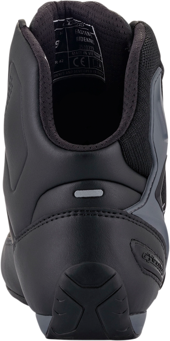 ALPINESTARS Faster-3 Rideknit® Shoes - Black/Gray/Red - US 7 / EU 39