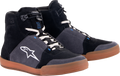 ALPINESTARS Chrome Shoes - Black/Asphalt/Gum Blue - US 8 / EU 40.5