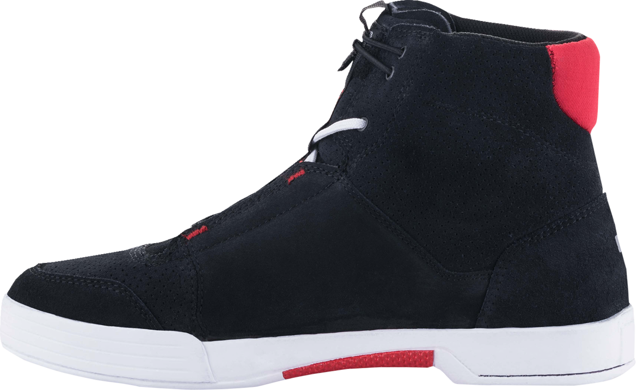 ALPINESTARS Chrome Shoes - Black/White/Red - US 8 / EU 40.5